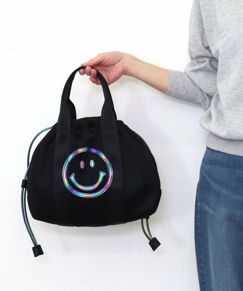 【COO SPECIAL WEEK】SMILEY 網眼抽繩手提袋